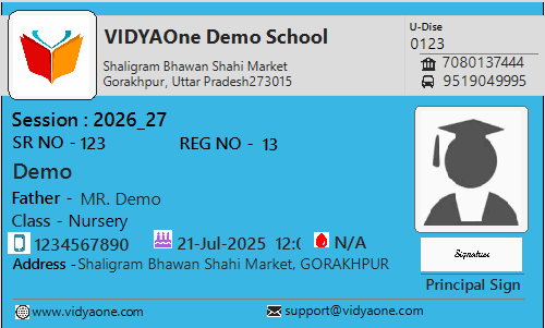 ID Card Format VI