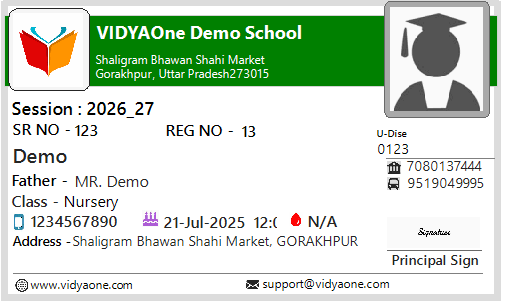 ID Card Format VII
